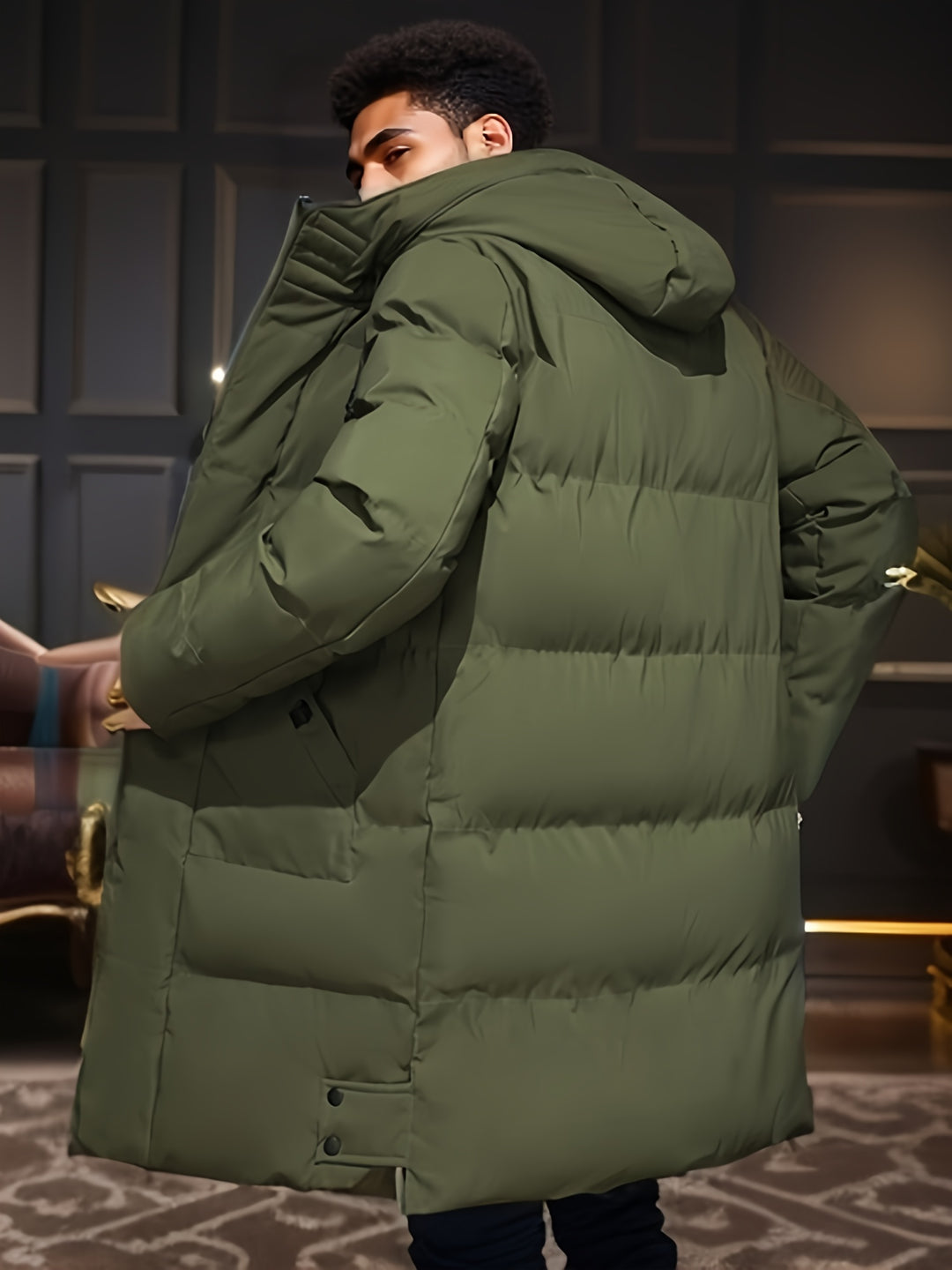 Tyne - Gewatteerde parka jas - Heren