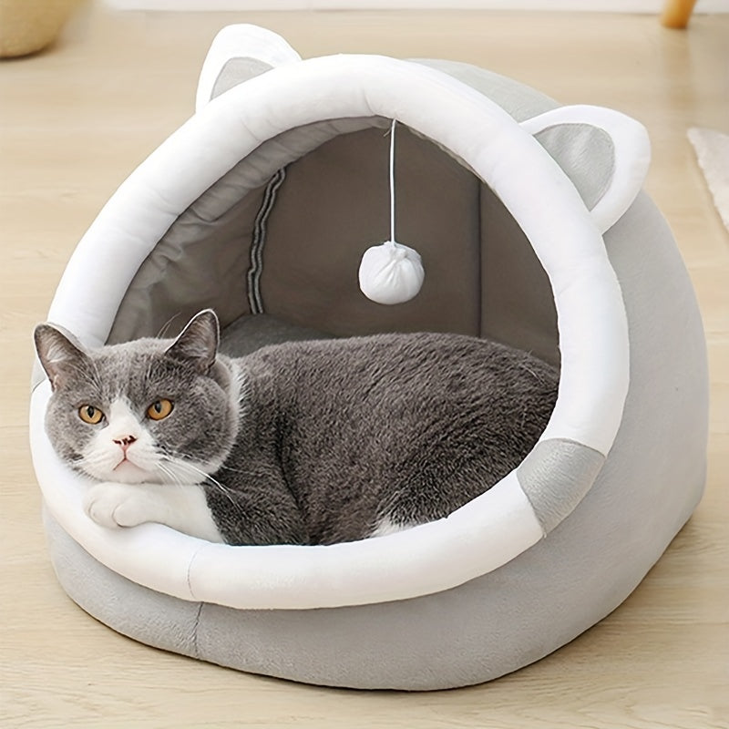 Petly - Warm kattenmand met speeltje