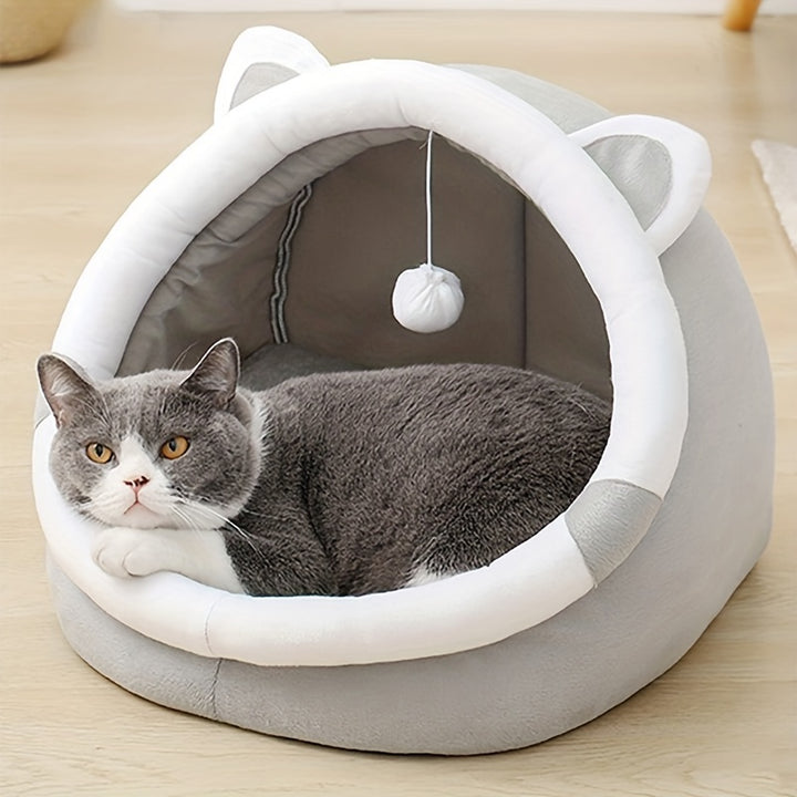 Petly - Warm kattenmand met speeltje