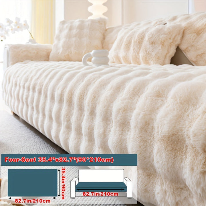 Alohra - Elegante Luxe Pluche Bankhoes – Comfortabel & Beschermend