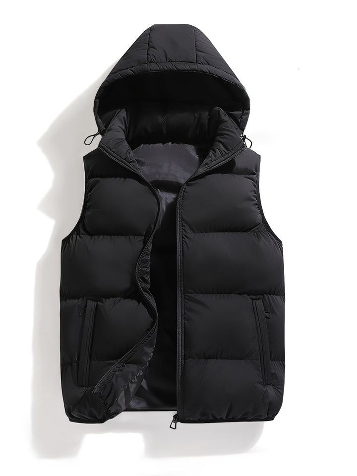 Tyne - Double Coated Bodywarmer met capuchon voor heren