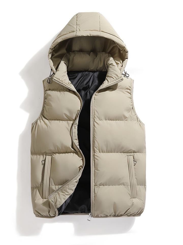 Tyne - Double Coated Bodywarmer met capuchon voor heren