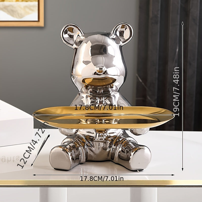 Nize Living - Gold & Silver Bear Sleutelhouder