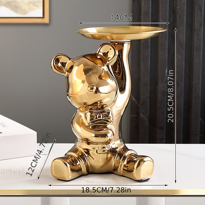 Nize Living - Gold & Silver Bear Sleutelhouder