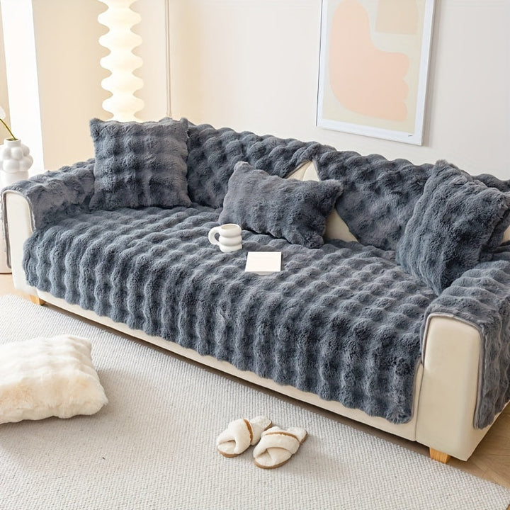 Alohra - Elegante Luxe Pluche Bankhoes – Comfortabel & Beschermend