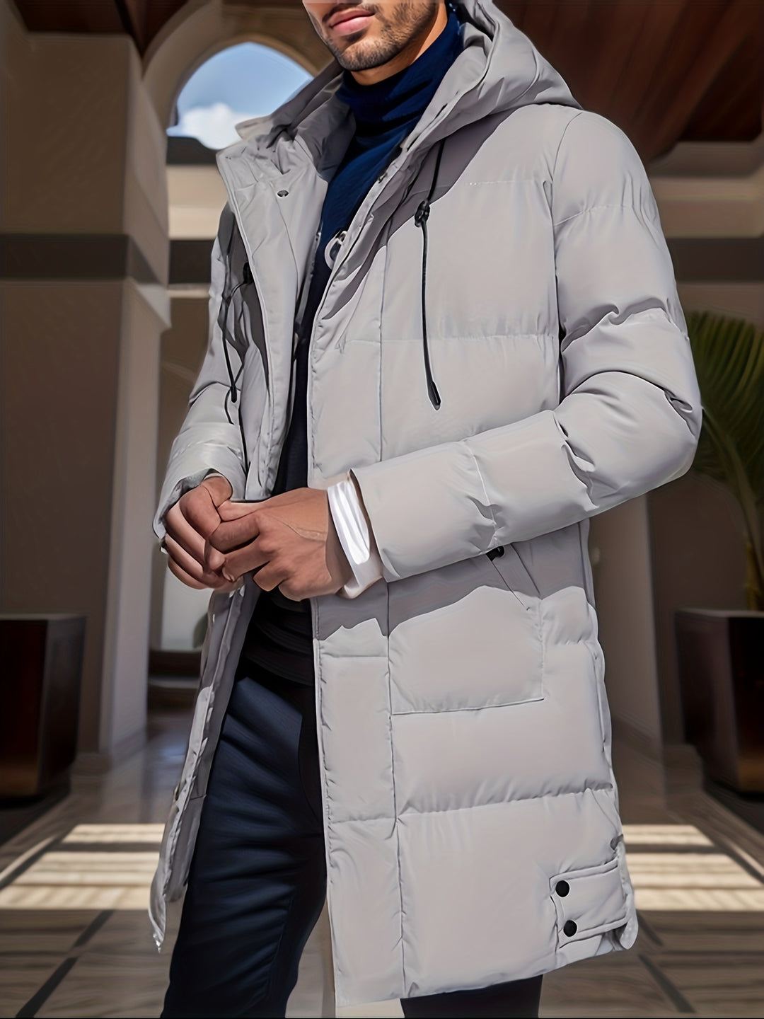 Tyne - Gewatteerde parka jas - Heren