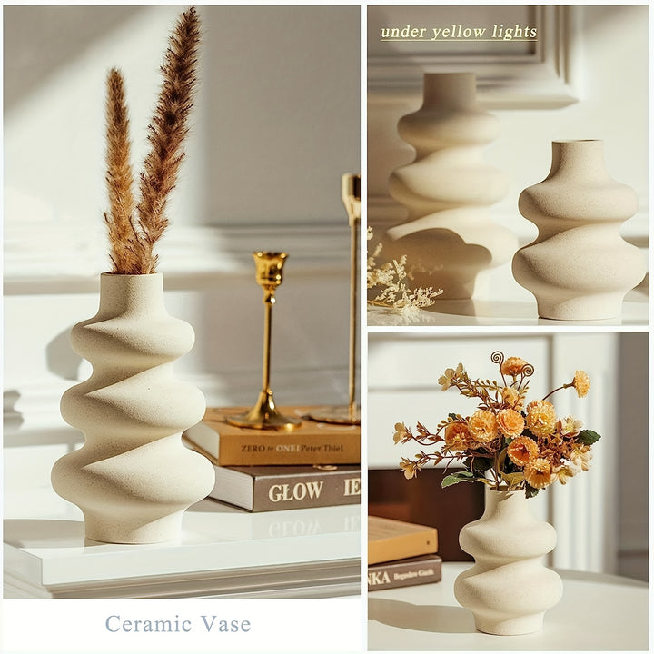 Nize Living - 2-delige keramische decor vaas set