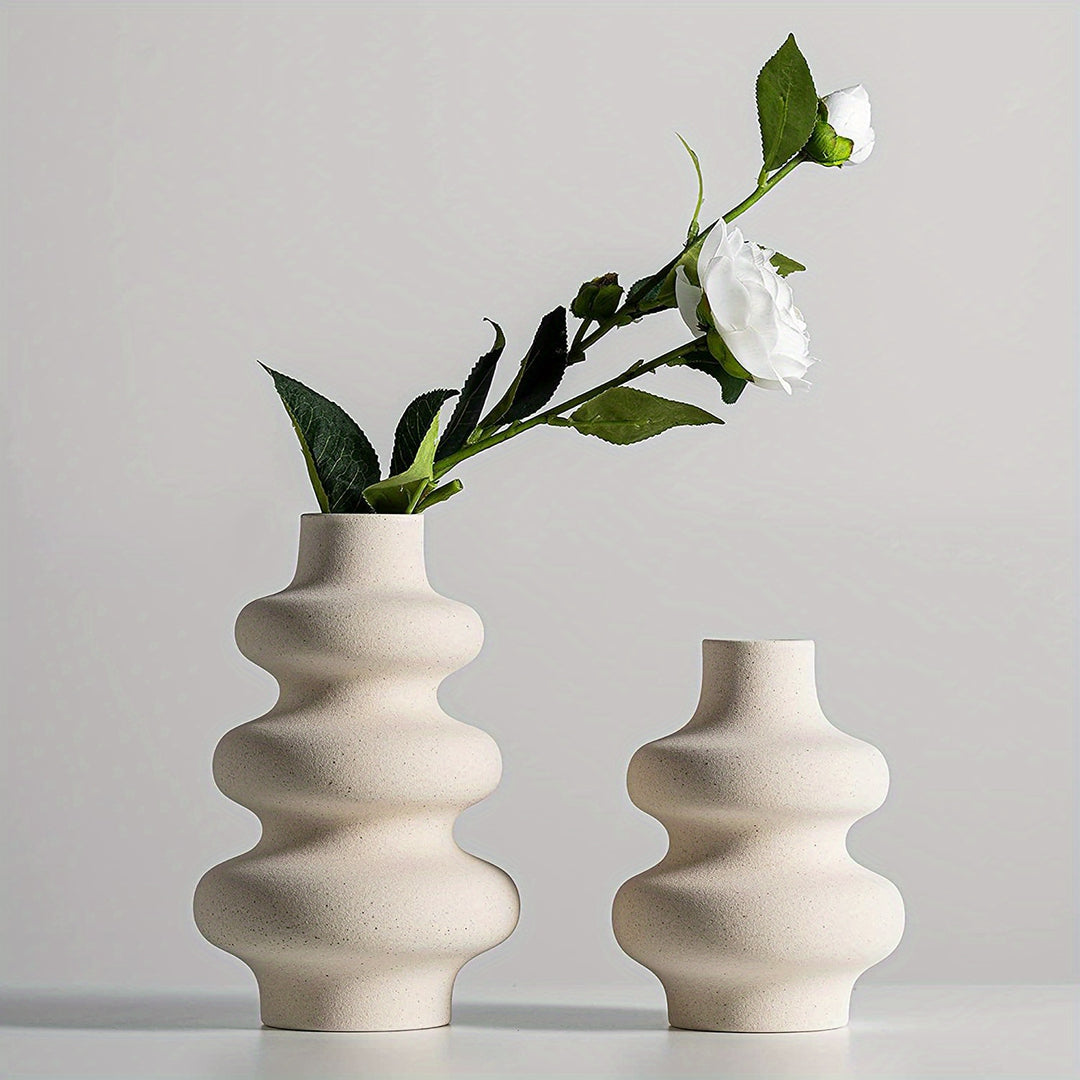 Nize Living - 2-delige keramische decor vaas set