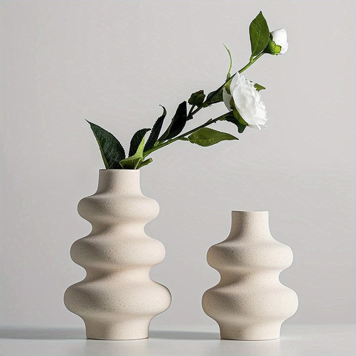 Nize Living - 2-delige keramische decor vaas set
