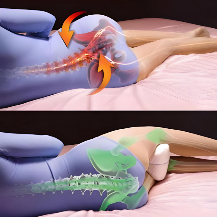 Kniekussen | Ergonomisch comfort | Voor zijslapers | Ondersteunt ontspannen rust