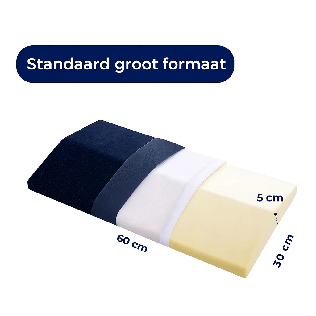 Lendesteunkussen | Zachte ondersteuning | Ontspannen nachtrust | Comfortabel voor dagelijks gebruik