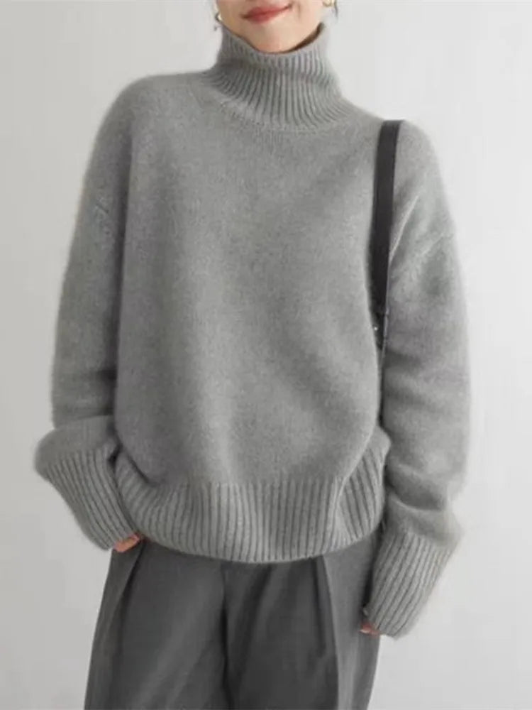 Amore - Kasjmier sweater met ronde hals