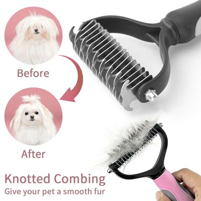 Petly - FurCare - 2-in-1 kat/hond verzorgingskam