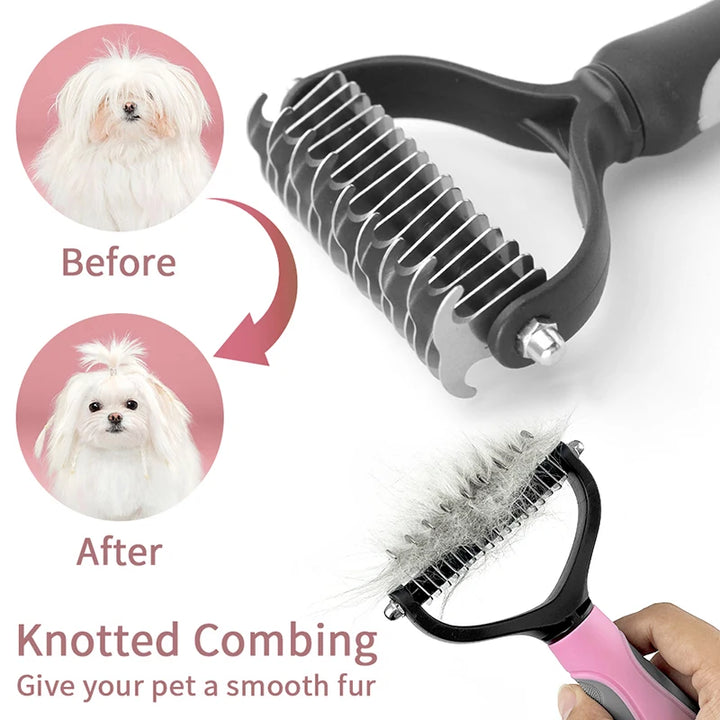 Petly - FurCare - 2-in-1 kat/hond verzorgingskam