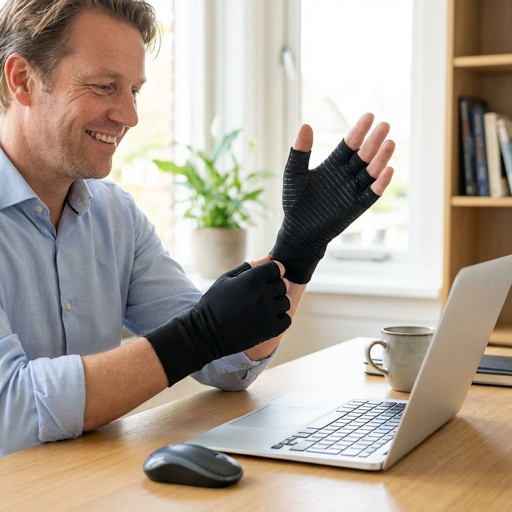 Comfortabele Ondersteunende Handschoenen met Open Vingers | Dagelijks handcomfort | Voor actieve bezigheden | Soepel en praktisch