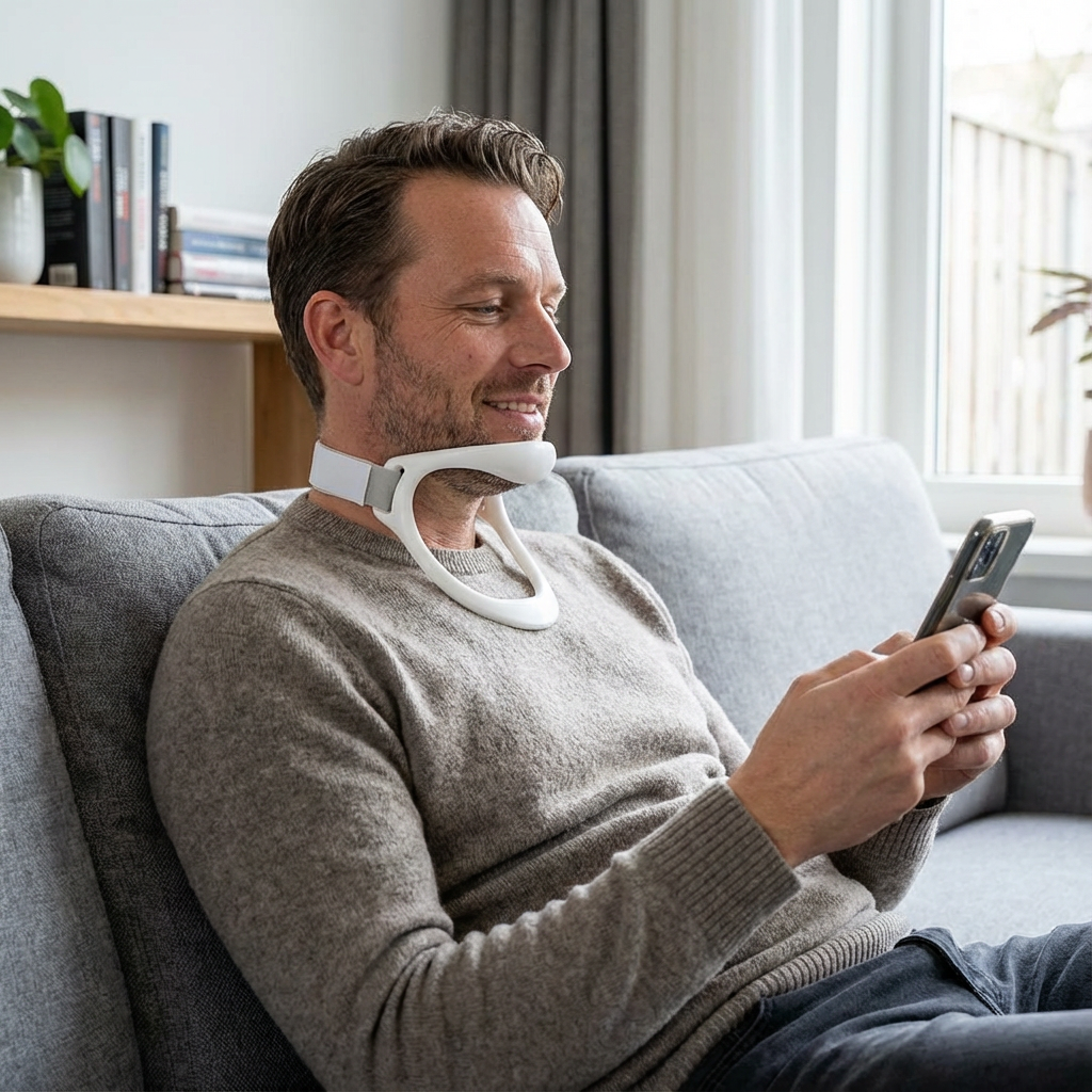 Houdingsondersteunende Nekband met Ergonomische Vorm | Stimuleert een rechte houding | Voor dagelijks gebruik | Licht en comfortabel