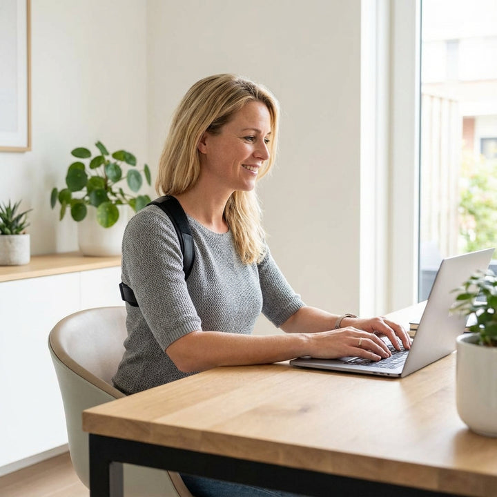 Rugcorrector met Verstelbare Schouderbanden | Dagelijks Comfort | Bewuste Houding | Discreet Onder Kleding