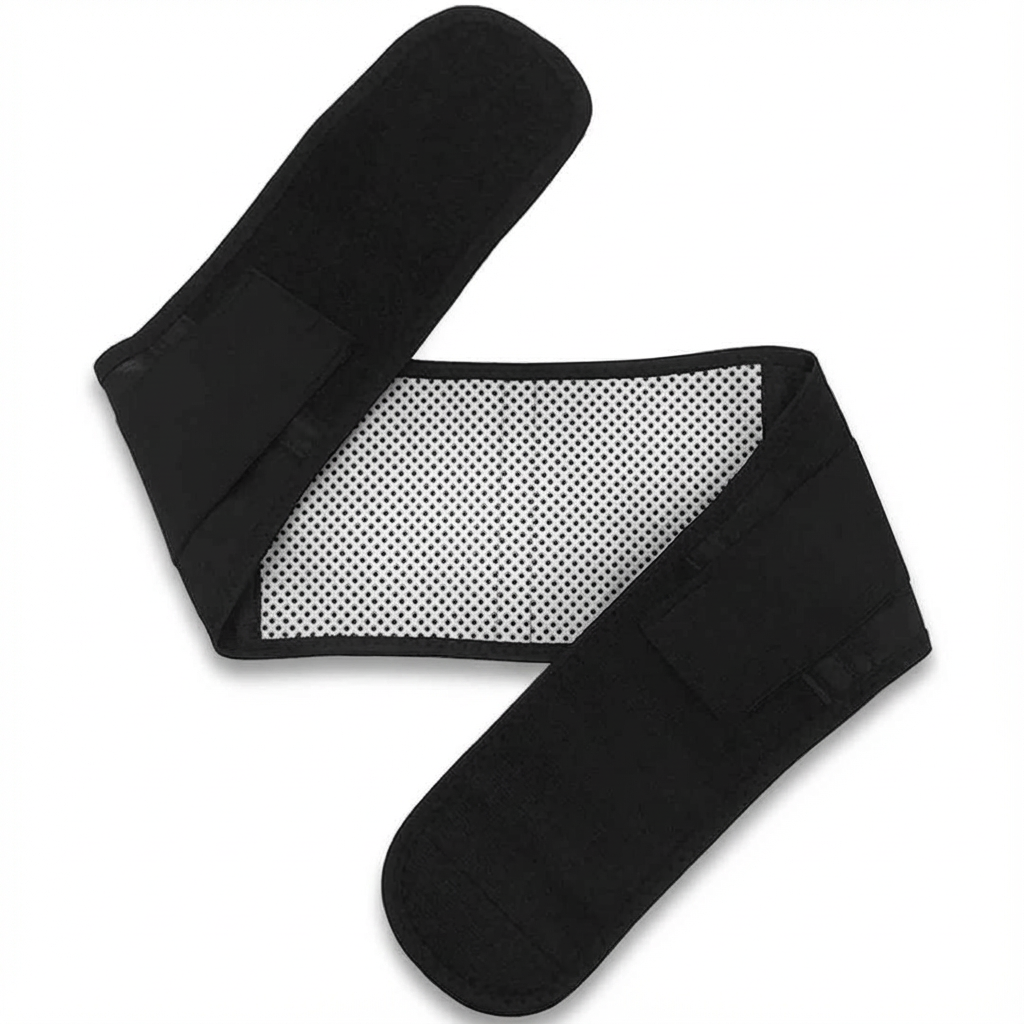 Verstelbare Comfortband voor de Onderrug | Dagelijkse Warmte en Ondersteuning | Ontspanning bij Beweging | Discreet en Draagbaar