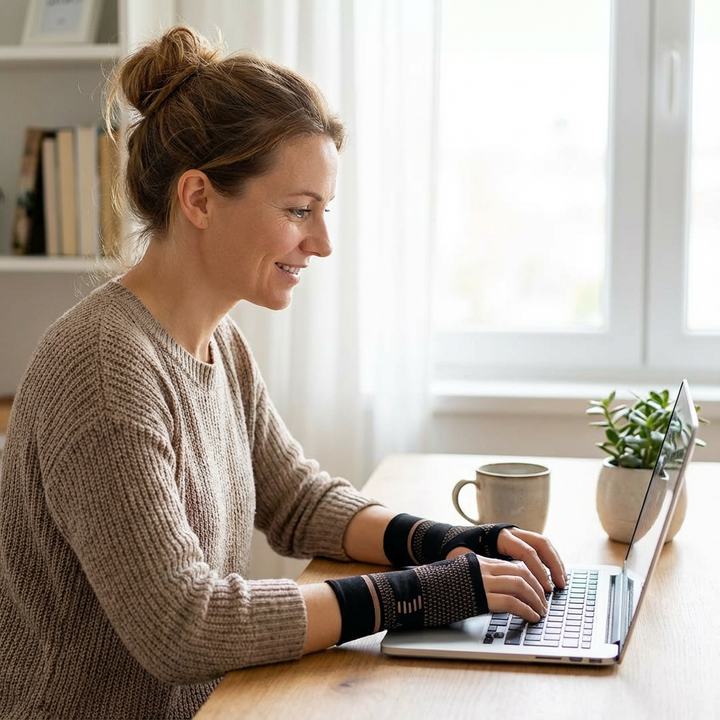 Pols- en Handondersteuner | Dagelijks draagcomfort | Voor werk en beweging | Zeker en stabiel gevoel