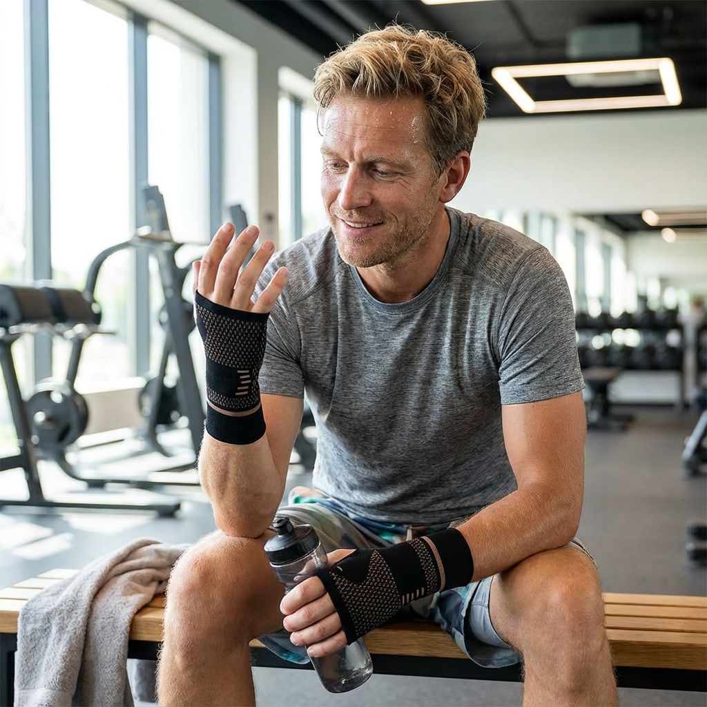 Pols- en Handondersteuner | Dagelijks draagcomfort | Voor werk en beweging | Zeker en stabiel gevoel