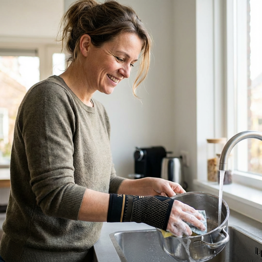 Pols- en Handondersteuner | Dagelijks draagcomfort | Voor werk en beweging | Zeker en stabiel gevoel