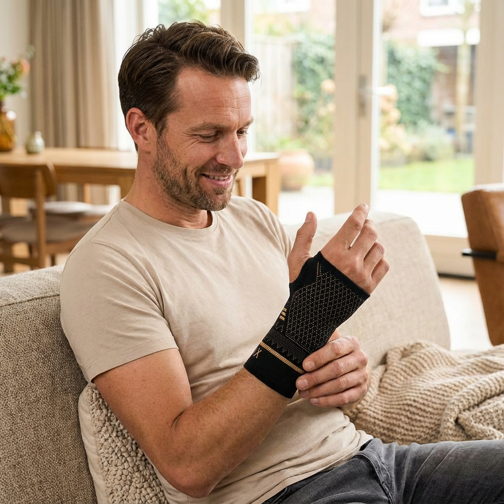 Pols- en Handondersteuner | Dagelijks draagcomfort | Voor werk en beweging | Zeker en stabiel gevoel