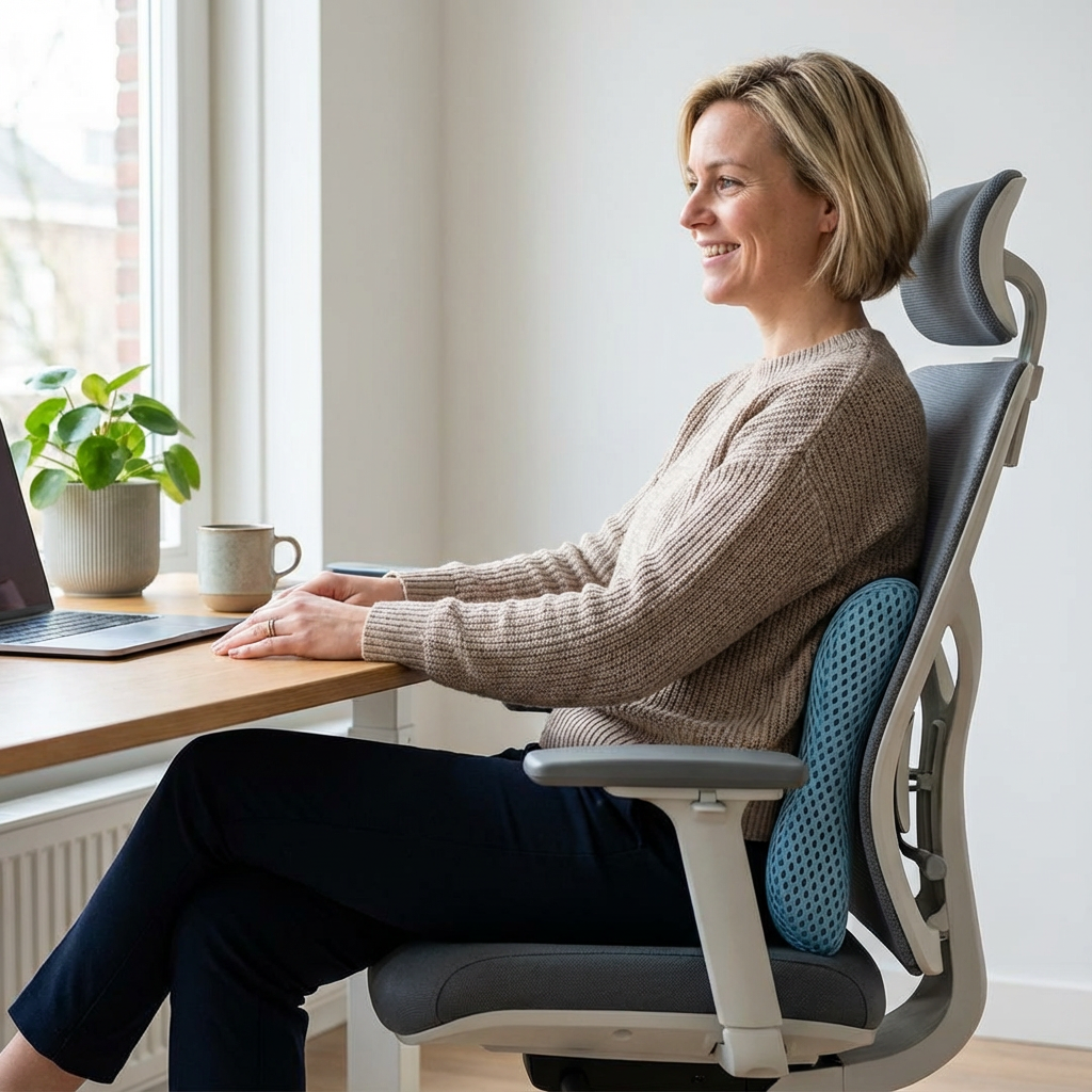 Lendenkussen | Golvende Vorm | Dagelijks Zitcomfort