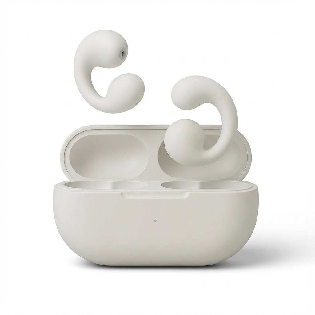 Draadloze Open-Ear Oordopjes met Comfort Pasvorm | Dagelijks Luistercomfort | Vrije Beweging | Licht en Discreet