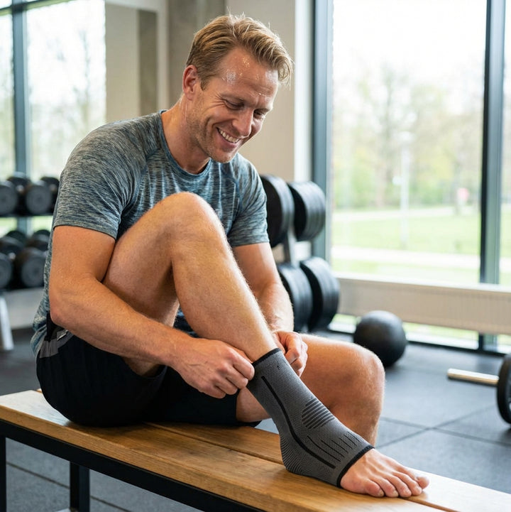 Enkelbrace met Compressie | Dagelijkse Stabiliteit | Comfortabele Pasvorm