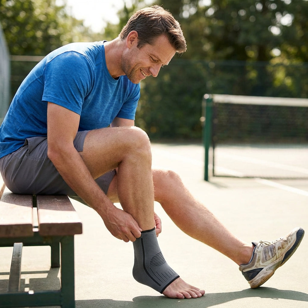 Enkelbrace met Compressie | Dagelijkse Stabiliteit | Comfortabele Pasvorm