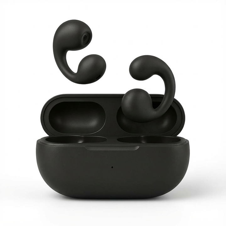 Draadloze Open-Ear Oordopjes met Comfort Pasvorm | Dagelijks Luistercomfort | Vrije Beweging | Licht en Discreet