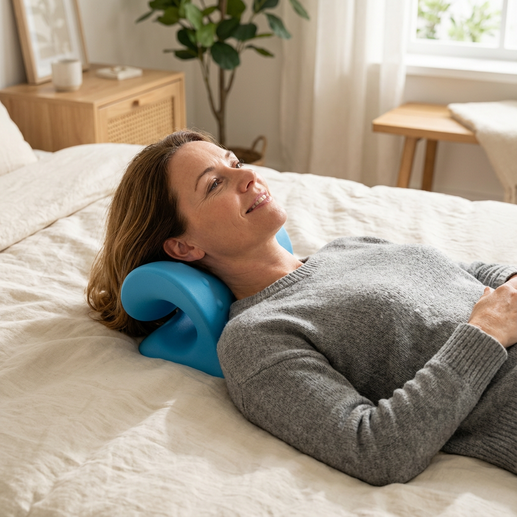 Ergonomisch Nekstretch Kussen | Ontspanning & Dagelijks Comfort | Ondersteunend en Vormvast Ontwerp