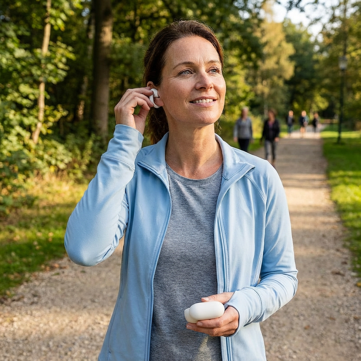 Draadloze Open-Ear Oordopjes met Comfort Pasvorm | Dagelijks Luistercomfort | Vrije Beweging | Licht en Discreet