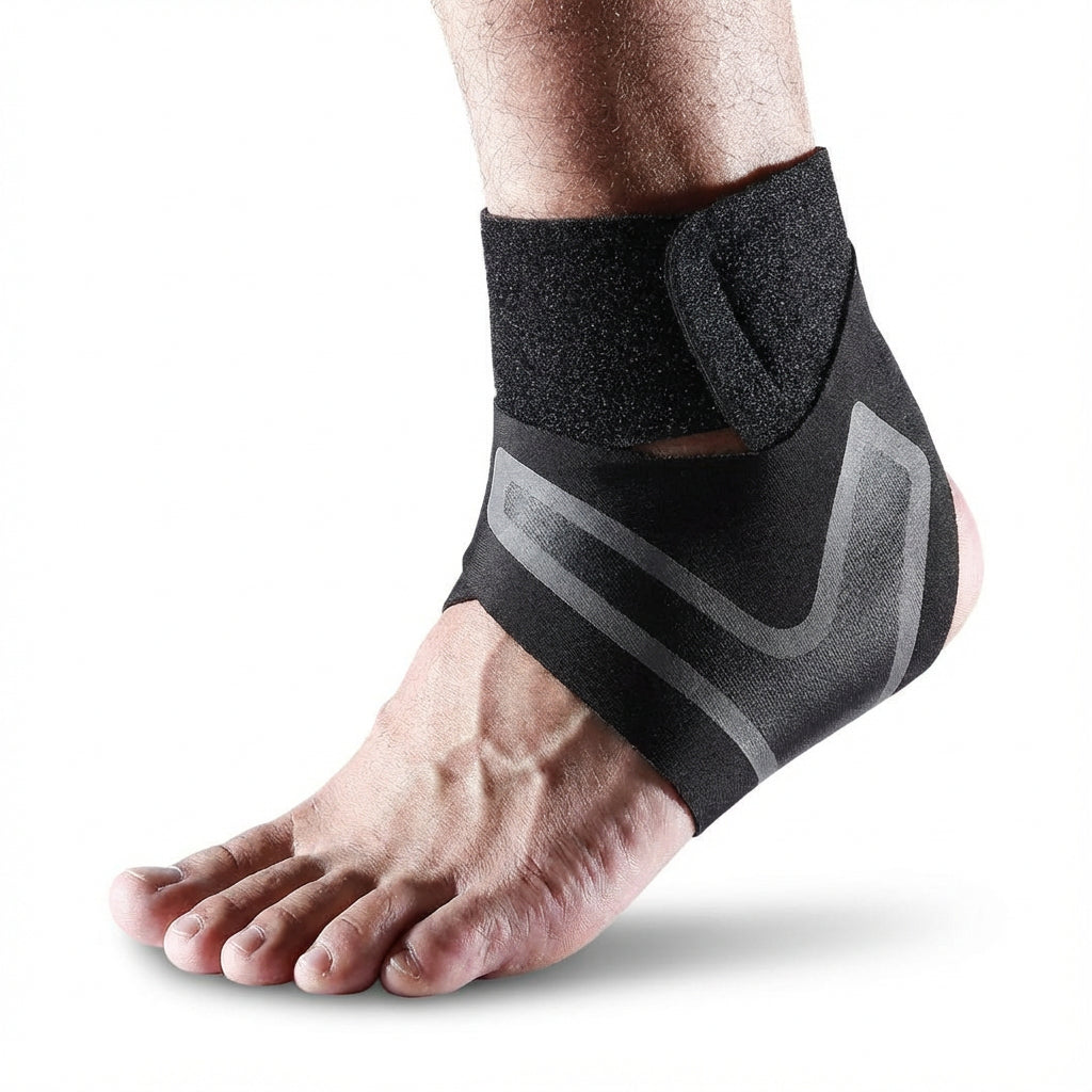 Verstelbare Enkelband met Elastische Wikkeling | Dagelijks Comfort | Stabiliteit bij Bewegen | Licht en Ademend