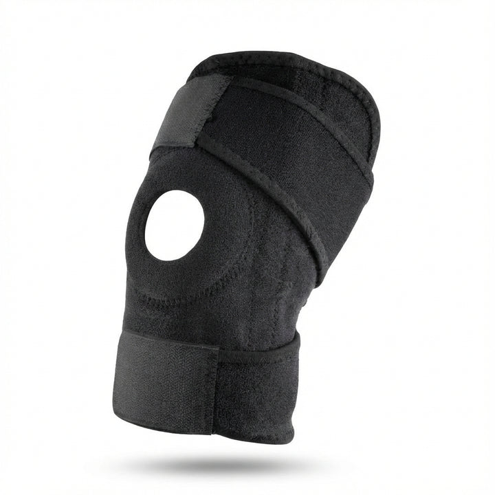 Verstelbare Knieband met Open Ontwerp | Dagelijks Comfort | Stabiliteit bij Bewegen | Discreet en Flexibel