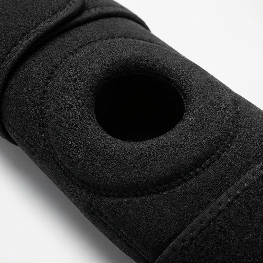 Verstelbare Knieband met Open Ontwerp | Dagelijks Comfort | Stabiliteit bij Bewegen | Discreet en Flexibel