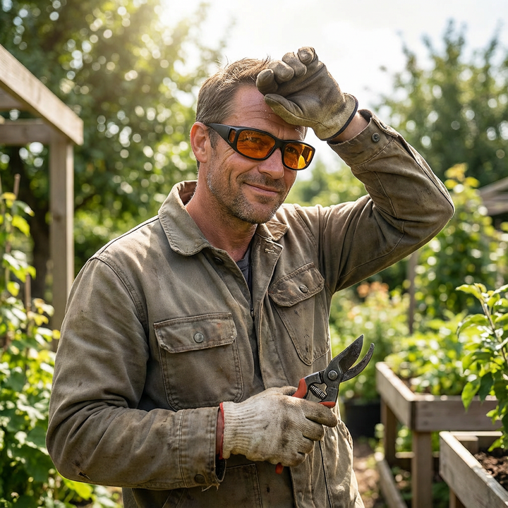 Nachtbril met Gele Contrastlenzen | Vermindert verblinding | Voor rijden bij weinig licht | Rust en focus onderweg
