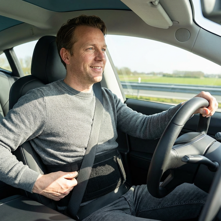 Verstelbare Comfortband voor de Onderrug | Dagelijkse Warmte en Ondersteuning | Ontspanning bij Beweging | Discreet en Draagbaar