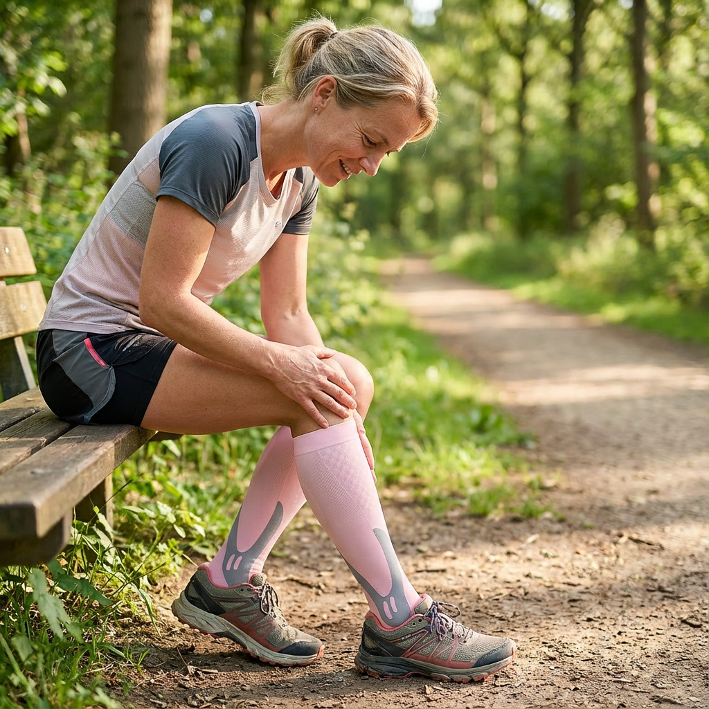 Compressiesokken voor Dagelijks Gebruik | Comfort en Stabiliteit | Lang Staan, Lopen en Reizen