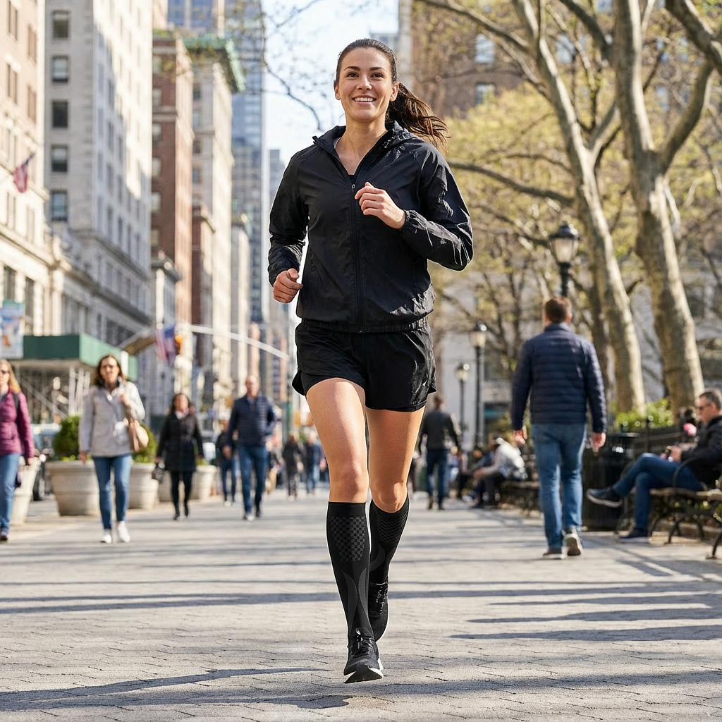 Compressiesokken voor Dagelijks Gebruik | Comfort en Stabiliteit | Lang Staan, Lopen en Reizen