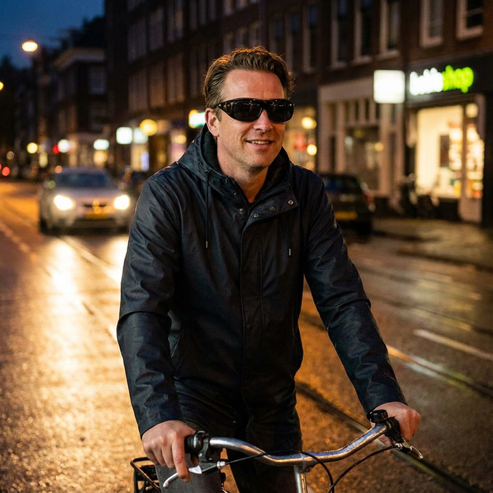 Nachtbril met Gele Contrastlenzen | Vermindert verblinding | Voor rijden bij weinig licht | Rust en focus onderweg