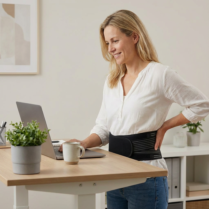 Heup- en bekkenband met verstelbare pasvorm | Dagelijkse ondersteuning | Voor houding en balans | Comfort bij beweging