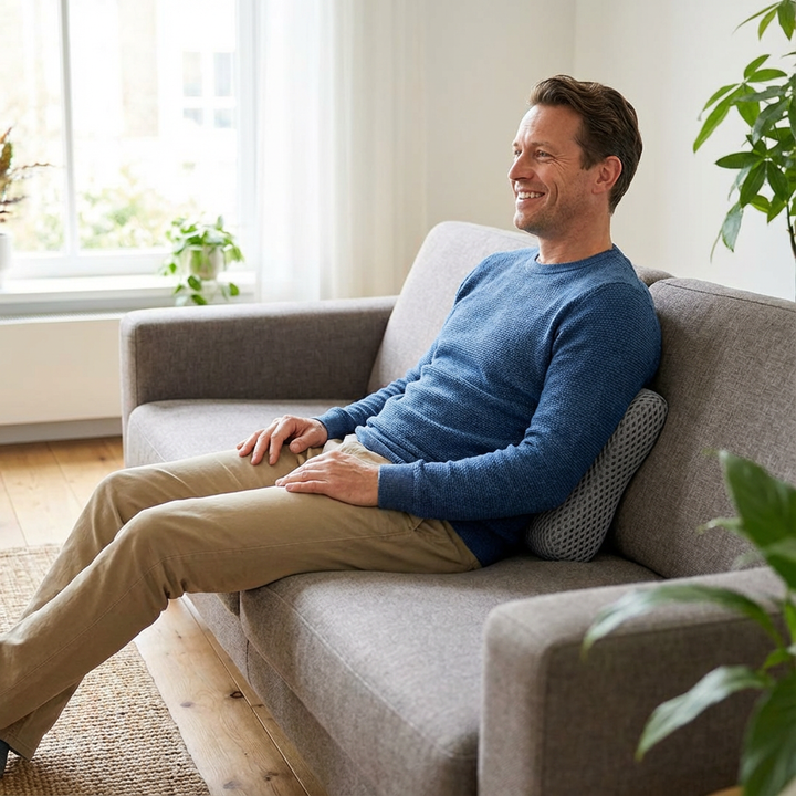 Lendenkussen | Golvende Vorm | Dagelijks Zitcomfort