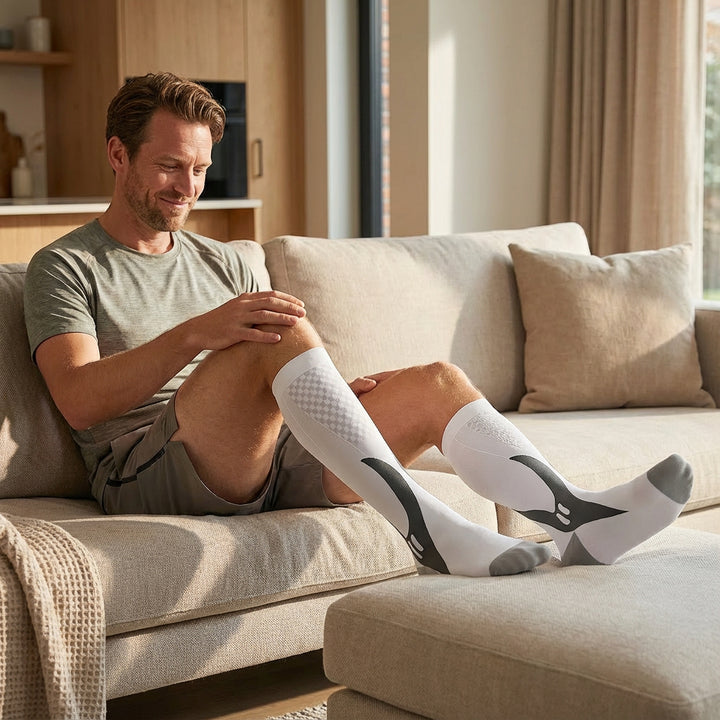 Compressiesokken voor Dagelijks Gebruik | Comfort en Stabiliteit | Lang Staan, Lopen en Reizen