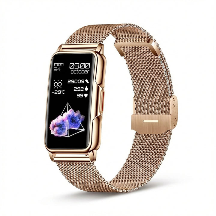 Smartwatch met Mesh Band | Dagelijks Overzicht | Comfortabel Design