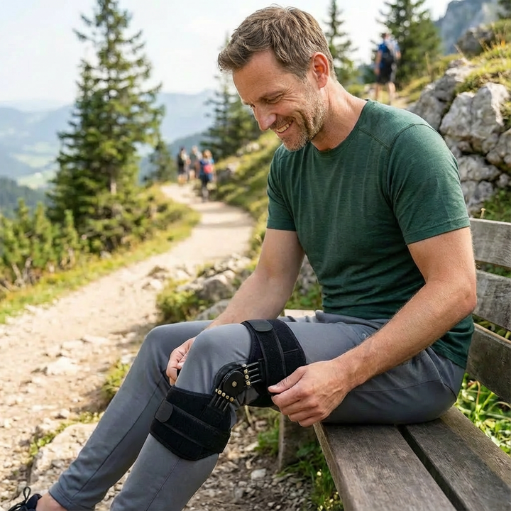 Kniebrace | Verstelbare Scharnierondersteuning | Dagelijks Gebruik