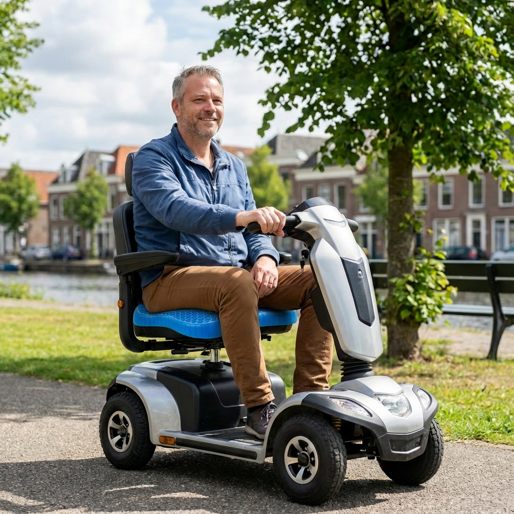 Gel Zitkussen | Ademend Honingraat Ontwerp | Dagelijks Zitcomfort | Voor Thuis en Onderweg