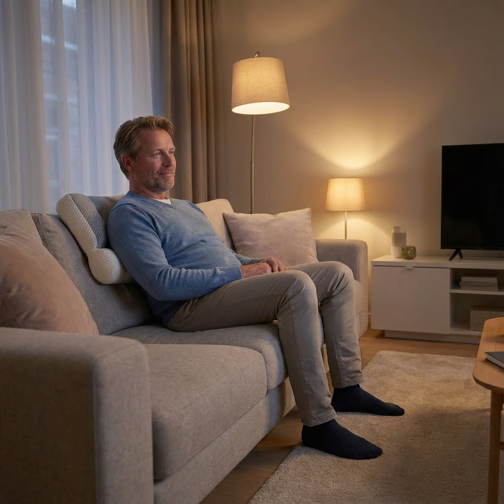 Ergonomisch Slaapkussen met Contourvorm | Ondersteunt een rustige slaaphouding | Voor elke slaappositie | Dagelijks comfort