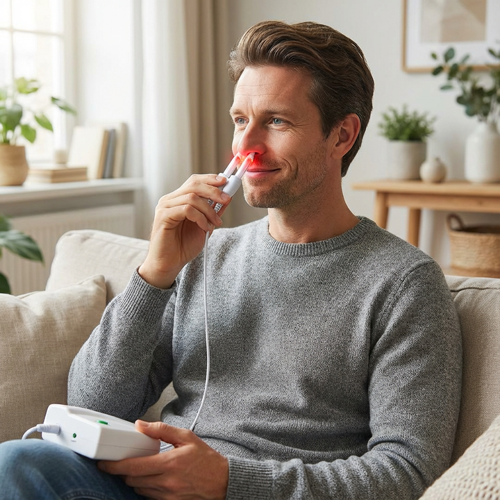 Neuscomfort Apparaat met Warmtefunctie | Ondersteunt vrijer ademen | Voor dagelijks gebruik | Rust en gemak