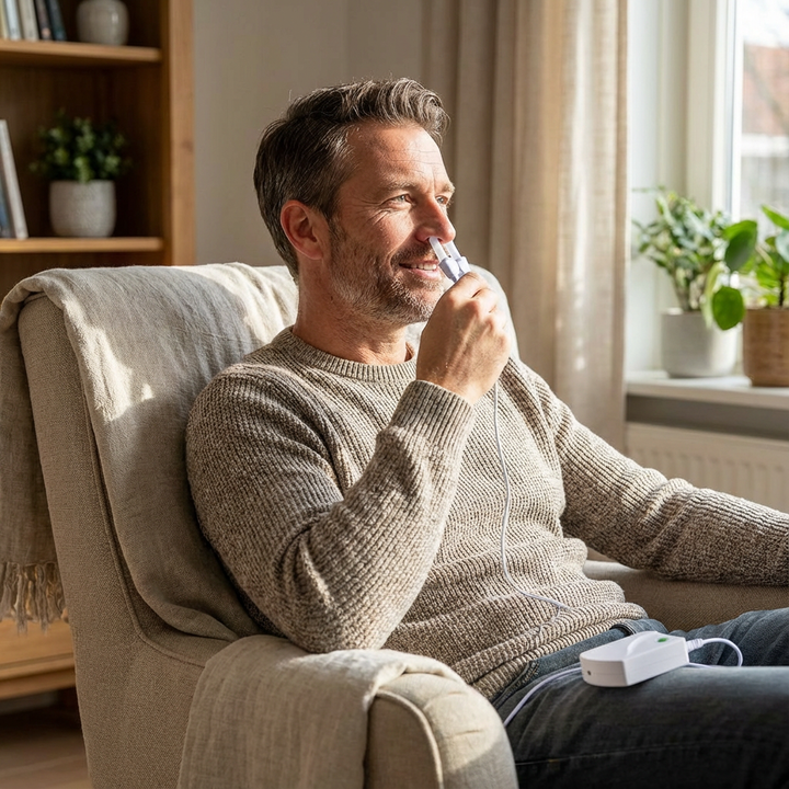 Neuscomfort Apparaat met Warmtefunctie | Ondersteunt vrijer ademen | Voor dagelijks gebruik | Rust en gemak